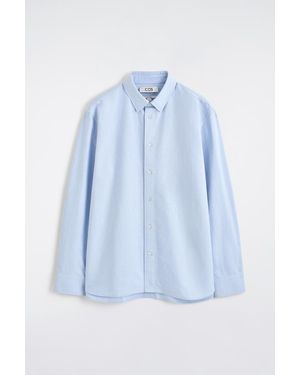 COS Cotton Oxford Shirt - Blue