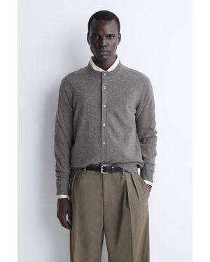 COS Strickjacke Aus Reinem Kaschmir - Grau