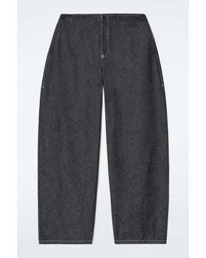 COS Denim Barrel-Leg Jeans - Grey