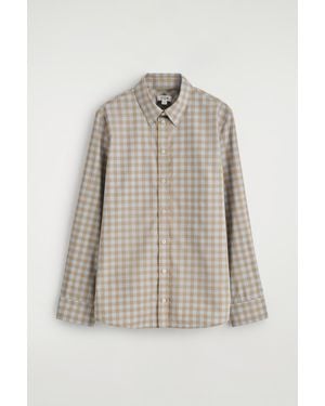 COS Gingham Cotton Shirt - White
