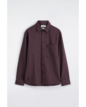 COS Relaxed Twill Shirt - Purple