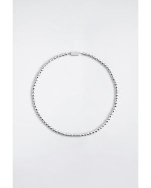 COS Beaded Necklace - White