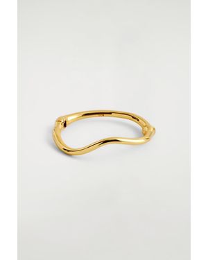 COS Bracciale Rigido Dalle Linee Scolpite - Blu
