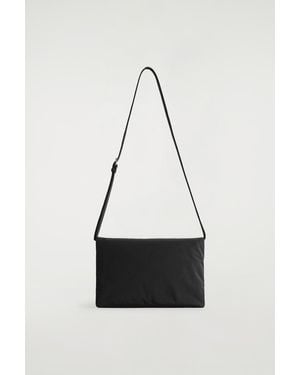 COS Trifold Padded Crossbody Bag - White