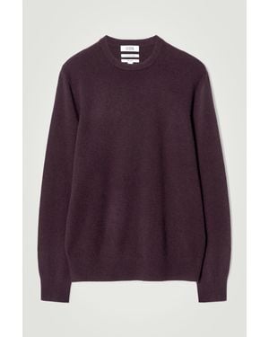 COS Pure Cashmere Jumper - Purple