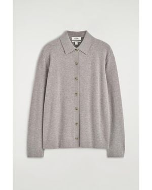 COS Cashmere Shirt - Grey