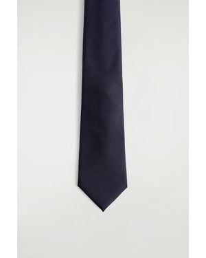 COS Wool Tie - Blue