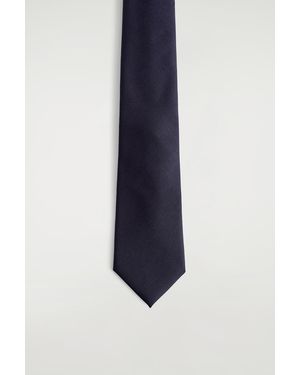 COS Wool Tie - Blue