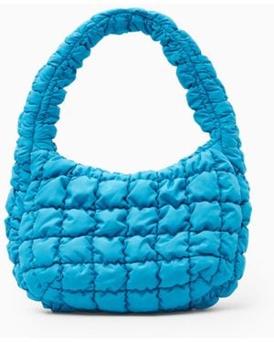 COS Quilted Mini Bag - Blue