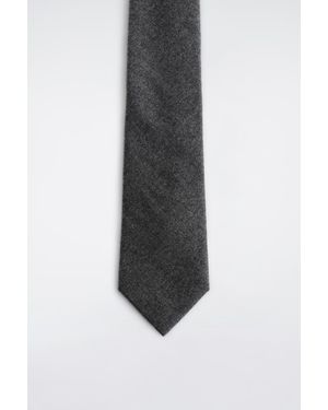 COS Wool-Flannel Tie - White