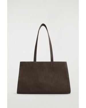 COS Gallery Tote Bag - Brown