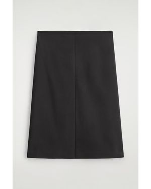 COS Midi Pencil Skirt - Black