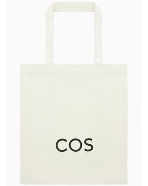 COS Canvas Tote - White