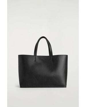 COS Borsa Tote Journée Oversize - Nero
