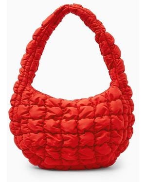 COS Kleine Gesteppte Tasche - Rot