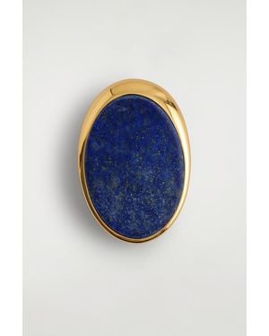 COS Lapis Lazuli Brooch - Blue