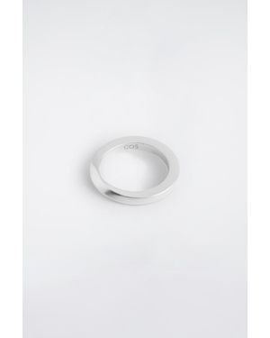 COS Twisted Sterling Ring - White