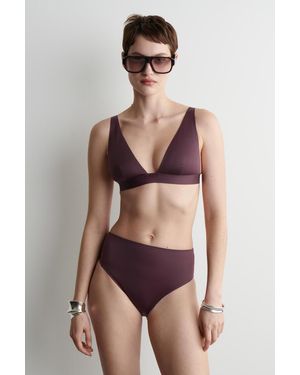 COS Scuba-Bikinihose Mit Hohem Bund - Rot