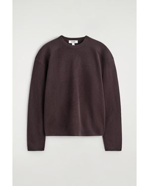 COS Merino Wool Crew-Neck Sweater - Brown