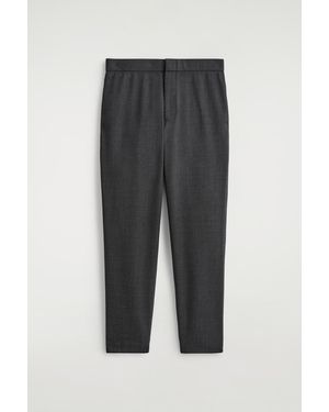 COS Wool Slim-Fit Trousers - Grey