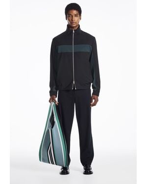 COS Grosse Tote Bag Aus Strick - Blau