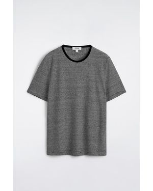 COS Linen-Jersey T-Shirt - Black
