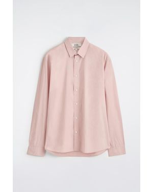 COS Relaxed Pima Cotton-Poplin Shirt - Pink
