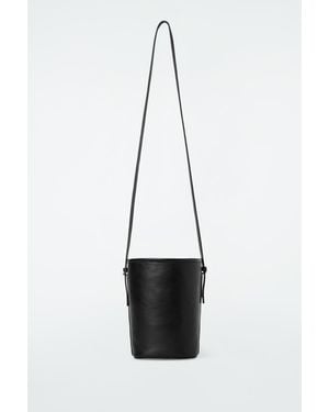 COS Mini Bucket Bag - Leather - White