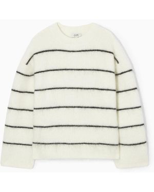 COS Pullover Aus Mohair-Mix - Natur