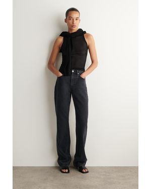 COS Valley Bootcut-Jeans - Schwarz