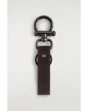 COS Leather Keyring - Brown