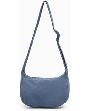 COS Crossbody Saddle Bag - Nylon - Blue