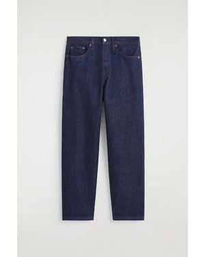 COS Dome Relaxed-Fit Straight-Leg Jeans - Blue