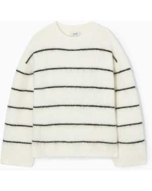 COS Textured Mohair-blend Jumper - Natural