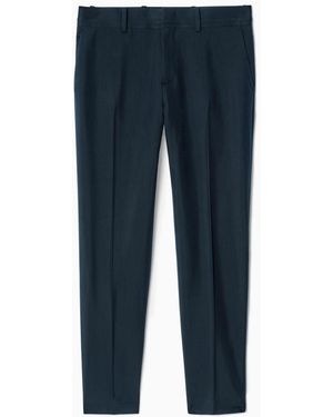 COS Tailored Straight-Leg Trousers - Blue