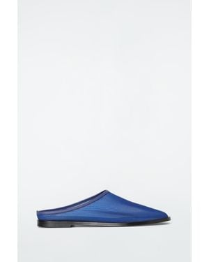 COS Mesh Mules - Blue
