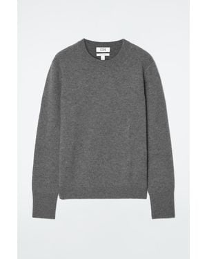 COS Pure Cashmere Jumper - Grey