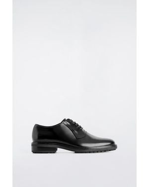 COS Leather Oxford Shoes - Black