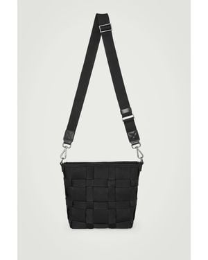 COS Mini Woven Crossbody - Webbing - Black