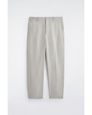 COS Relaxed Linen Tapered Pants - Green
