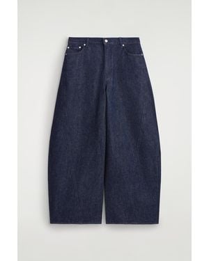 COS Twist Barrel-Leg Jeans - Blue