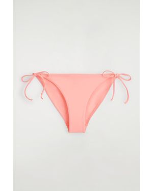 COS Tie-Side Bikini Briefs - Pink