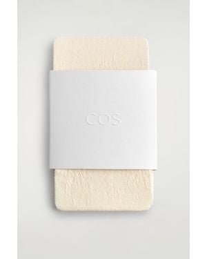 COS Floral-Jacquard Lace Tights - White