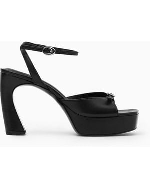 COS Buckled Platform Sandals - Black