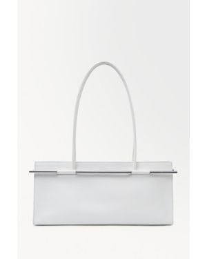 COS The Structured Tote - Leather - White