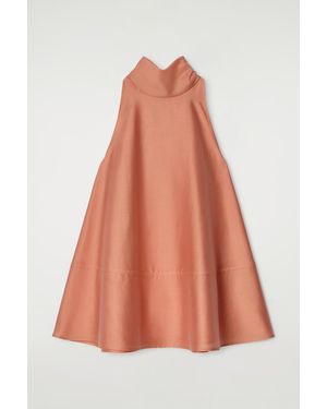 COS Fluid Halterneck Top - Pink