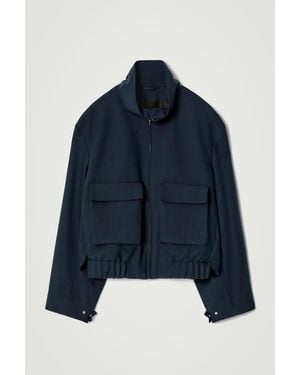 COS Bomberjacke Im Utility-Stil - Blau