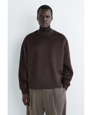 COS Oversized-Pullover Aus Merinowolle - Braun