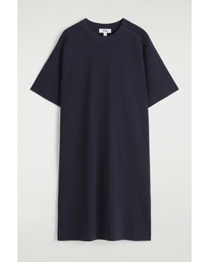 COS Knitted T-Shirt Dress - Black