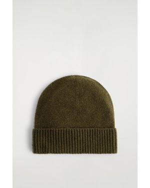 COS Cashmere Beanie - Green